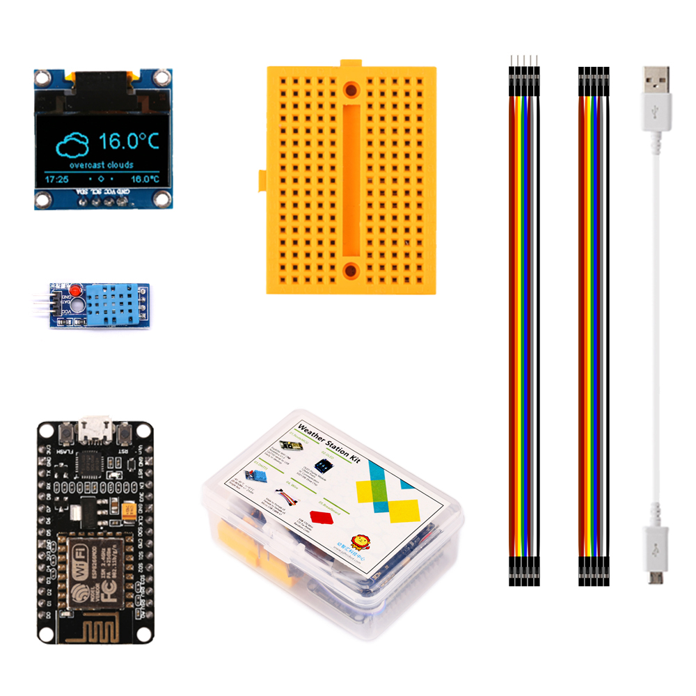 Esp8266 - ESP8266 stacja pogodowa zestaw DIY z