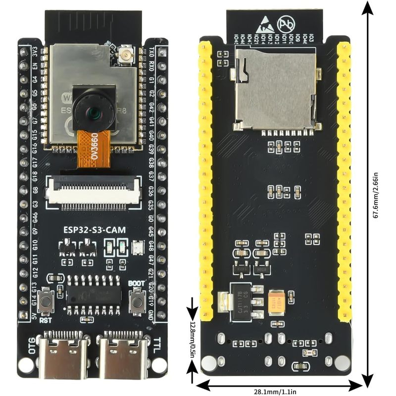 Płytka ESP32-S3-CAM z kamerą O – Esp32 Wifi Bluetooth Module recenzja i cena