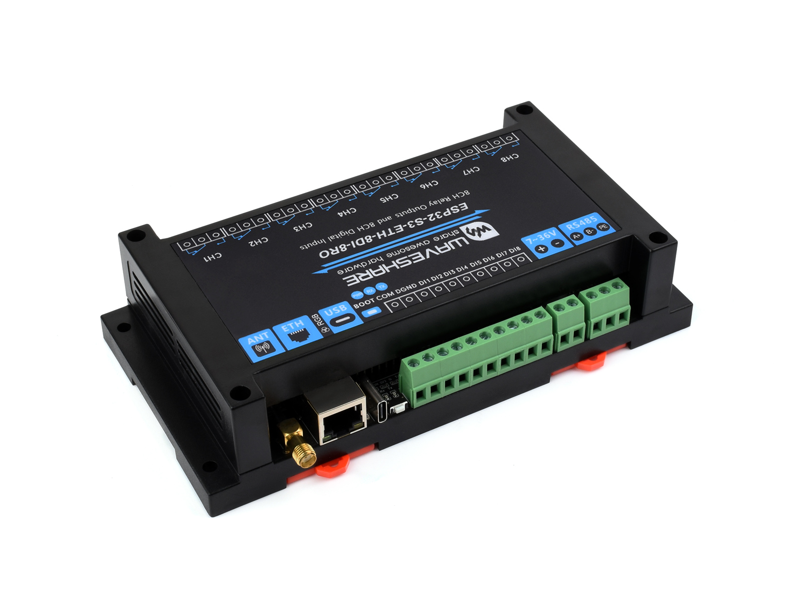 Waveshare przemysłowy 8-kanało – Esp32 Uart Module recenzja i cena