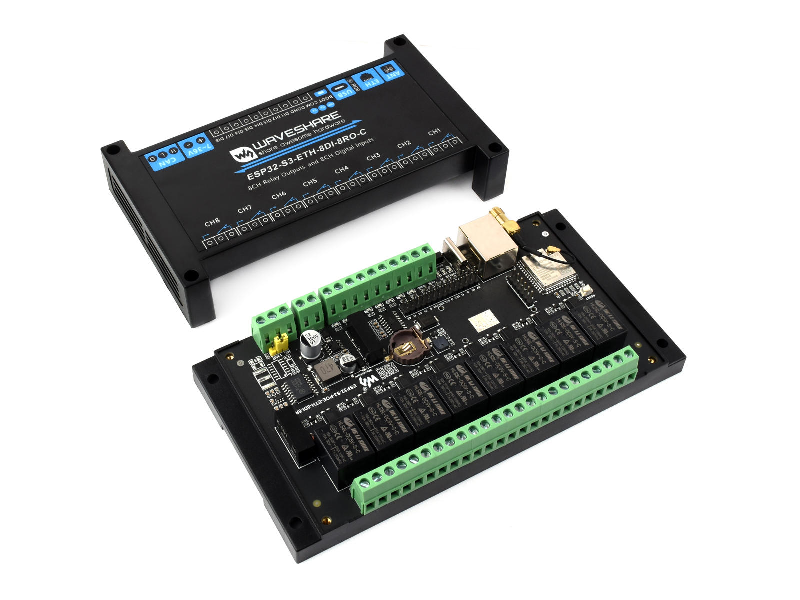 Przemysłowy 8-kanałowy moduł p – Esp32 S3 recenzja i cena
