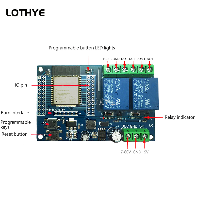 Moduł przekaźnika ESP32 z podw – Esp32 Uart Module recenzja i cena