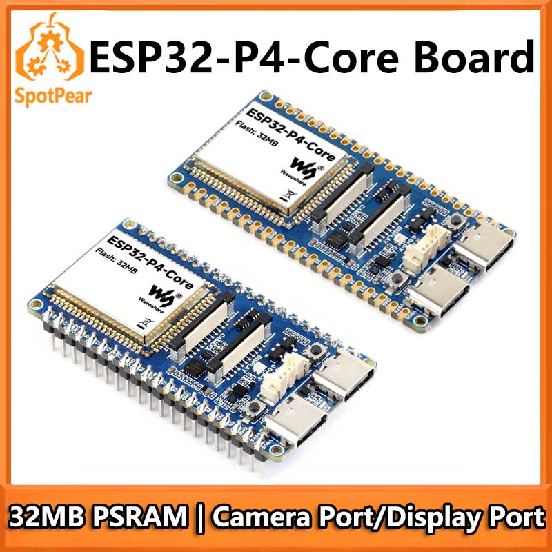 Płytka ESP32-P4-Core z 32MB PS – Esp32 P4 recenzja i cena