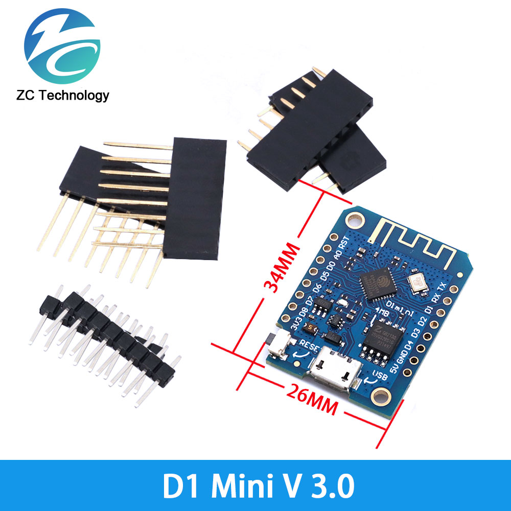 D1 Mini ESP8266 ESP-12F CH340G – Esp8266 Nodemcu recenzja i cena